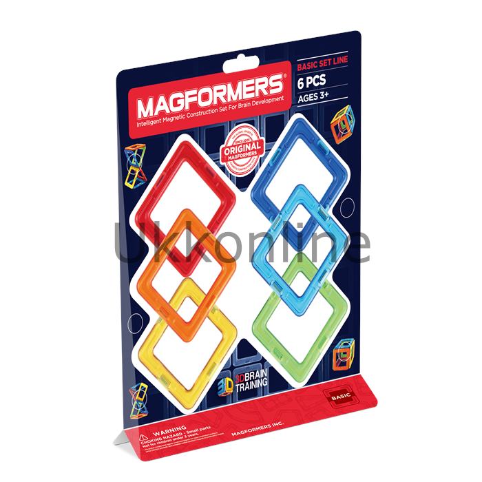 Başel 701001 Magformes Square Set 6 Parça