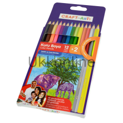 UMUR KURU BOYA KALEMİ 12+2