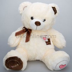 1018 SUN SK.PELUŞ AYI OTURAN KURDELALI 50CM -JNH
