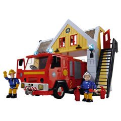 9251062 SAM FIRE-STATION WITH FIGURINE