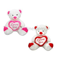 1020 SUN SK.PELUŞ AYI OTURAN LOVE KALPLİ 58CM -JNH