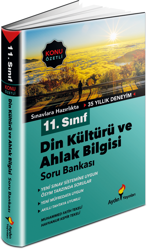 11. Sınıf Din Kültürü ve Ahlak Bilgisi Konu Özetli Soru Bankası Aydın Yayınları