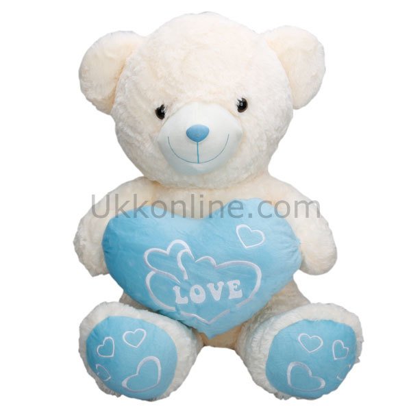 1021 SUN SK.PELUŞ AYI OTURAN LOVE KALPLİ 60CM -JNH