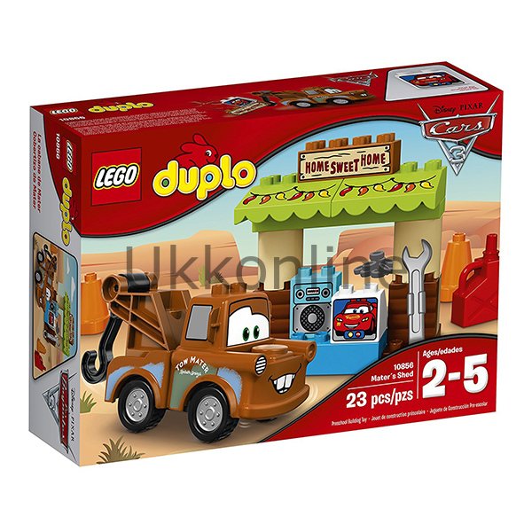 LED10856 DUP-CARS MATERın KULÜBESİ /Duplo 2-5 yaş LEGO 23pcs