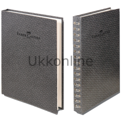 FABER NOT DEFTERİ CİLTLİ A5 BAMBU GRİ 140/4