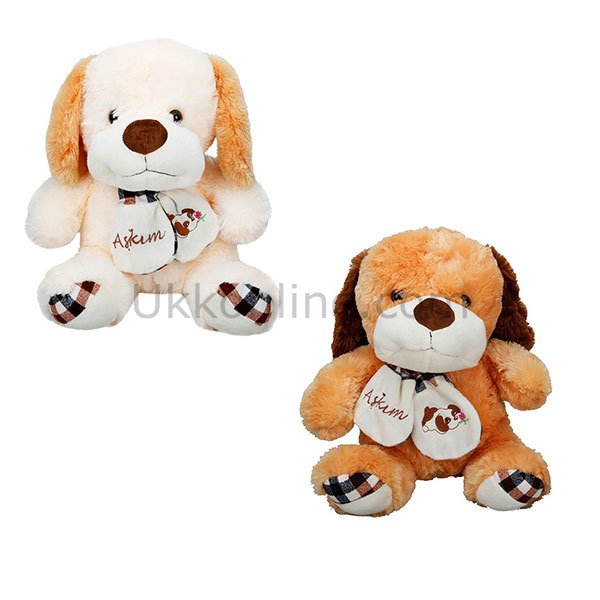 1031 SUN SK.PELUŞ KÖPEK OTURAN ATKILI 38CM -JNH