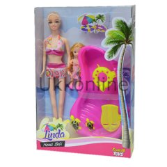 30990FR LİNDA BEBEKLİ HAVUZ SET