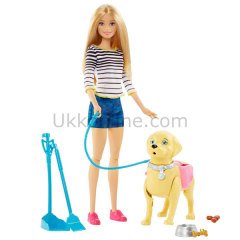 DWJ68 BRB-BARBIE ve TUVALET EĞİTİMİNDEKİ KÖPEĞİ /Barbienin Ailesi