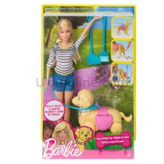 DWJ68 BRB-BARBIE ve TUVALET EĞİTİMİNDEKİ KÖPEĞİ /Barbienin Ailesi