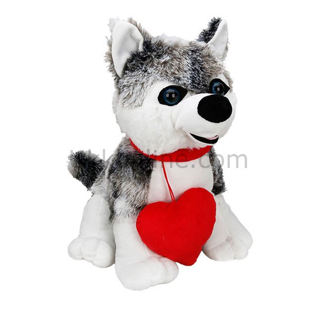 1035 SUN SK.PELUŞ KÖPEK OTURAN HUSKY KALPLİ-JHN