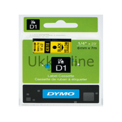 DYMO D1 ŞERİT S0720790 6-9MT  SARI-SİYAH 43618