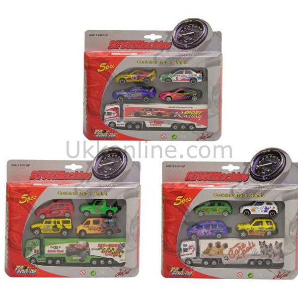 19017 SUN ARAÇ 5Lİ PAKET TIR VE 4 ARAÇ STREET MACHINE 3A.-PIO-