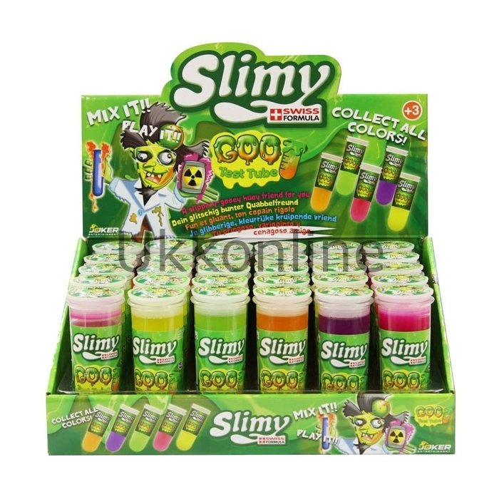Sarp 33940 Slimy Test Tube 6 Asst 45gr-30/120