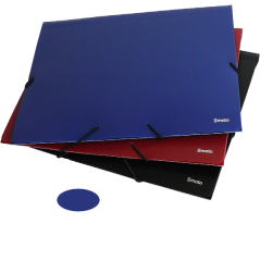 SMATO LASTİKLİ DOSYA MAT W4211 MAVİ