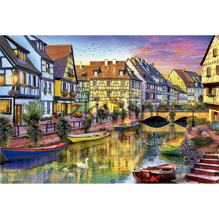 Educa 4000 Parça Puzzle 17134 Colmar Canal France
