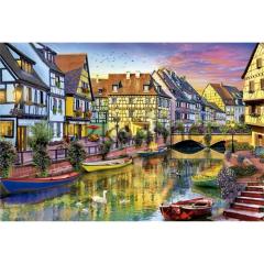 Educa 4000 Parça Puzzle 17134 Colmar Canal France