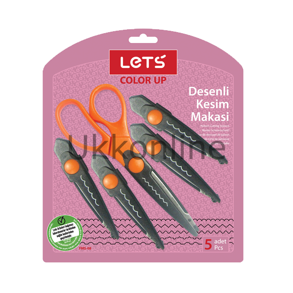 LETS ÖĞRENCİ MAKASI DESENLİ KESİM