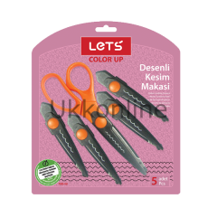 LETS ÖĞRENCİ MAKASI DESENLİ KESİM