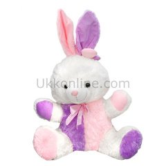 01040 SUN PELUŞ TAVŞAN OTURAN KURDELALI 44CM