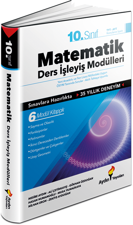10. Sınıf Aydın Matematik Ders İşleyiş Modülleri Aydın Yayınları