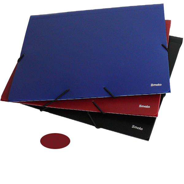 SMATO LASTİKLİ DOSYA MAT W4211 KIRMIZI