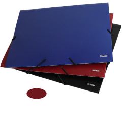 SMATO LASTİKLİ DOSYA MAT W4211 KIRMIZI
