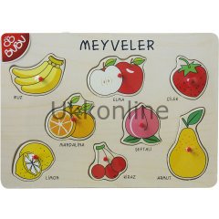 Bubu Ahşap Puzzle Meyveler
