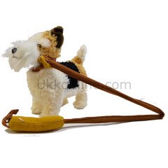 25698/25697 PEL.TASMALI ŞARKICI KÖPEK 25CM