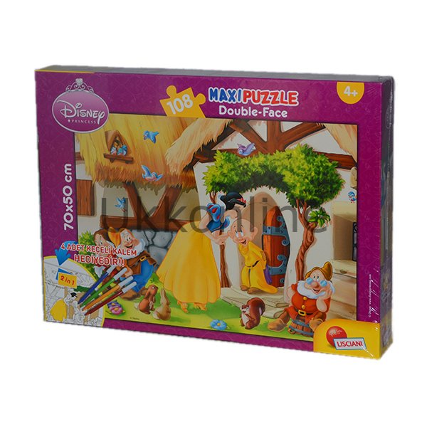 56750FR PAMUK PRENSES 108 PCS MAXİ KALEMLİ PUZZLE