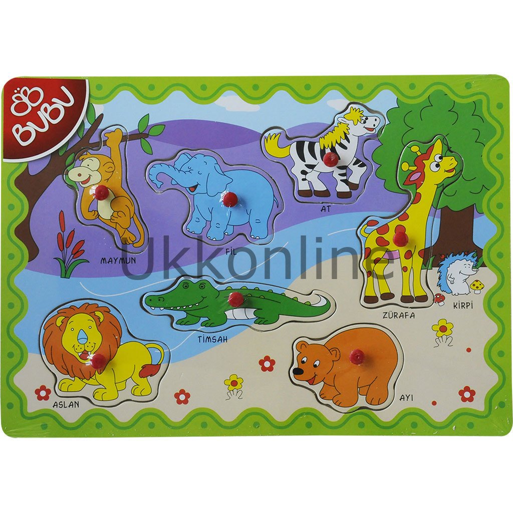 BU-BU AHŞAP PUZZLE HAYVANLAR