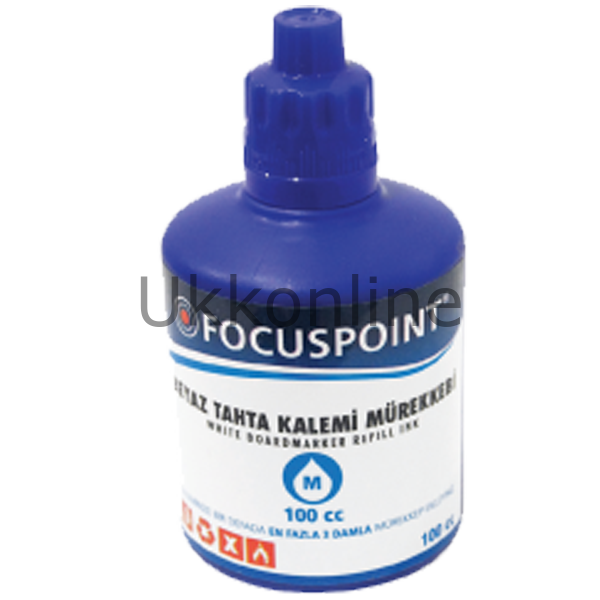 FOCUS TAHTA KALEM MÜREKKEBİ 100 ml MAVİ