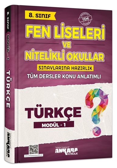 8. SINIF FEN LİSELERİ VE NİTELİKLİ OKULLAR TÜM DERSLER KONU MODÜL 1 TÜRKÇE