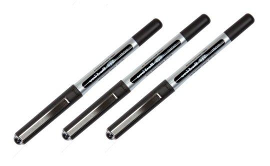 Uniball EYE micro 0.5 Roller Kalem 3'lü Siyah
