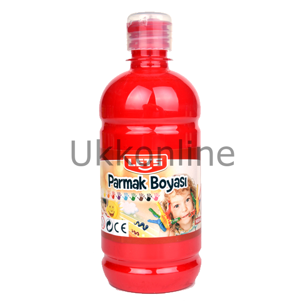 LETS PARMAK BOYA 500 ml KIRMIZI