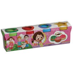 03224 NİLOYA 4 LÜ OYUN HAMUR SET