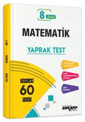 8. SINIF MATEMATİK YAPRAK TEST ANKARA YAYINLARI