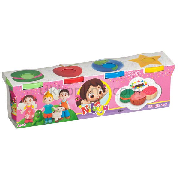 03225 NİLOYA 4 LÜ OYUN HAMUR SET