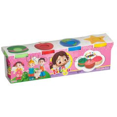 03225 NİLOYA 4 LÜ OYUN HAMUR SET