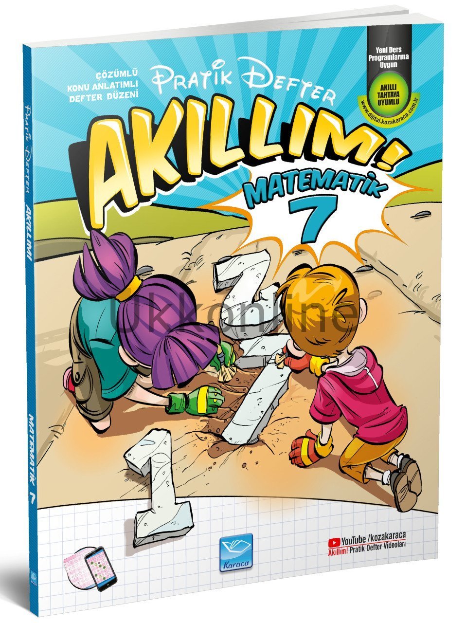 Karaca Yayınları Akıllım Pratik Defter Matematik 7. Sınıf