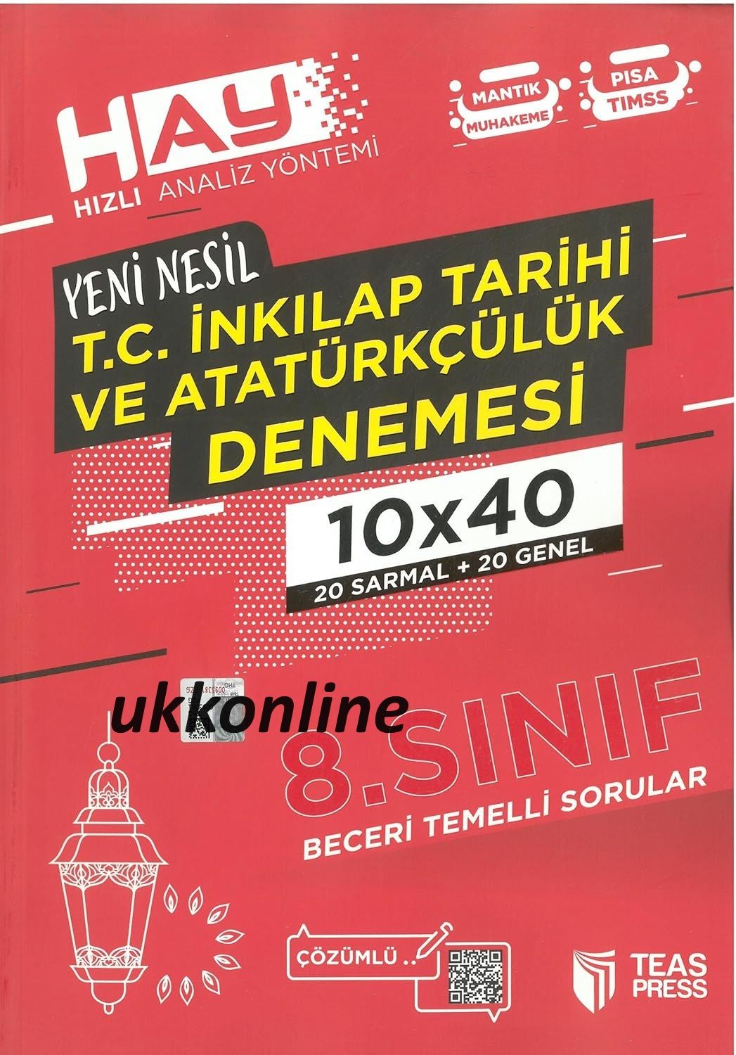 8. Sınıf Lgs Hay T.c Inkılap Tarihi 10x40 Branş Deneme