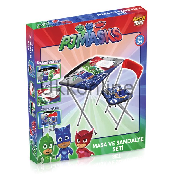 57546FR PJMASK MASA SANDALYE SET