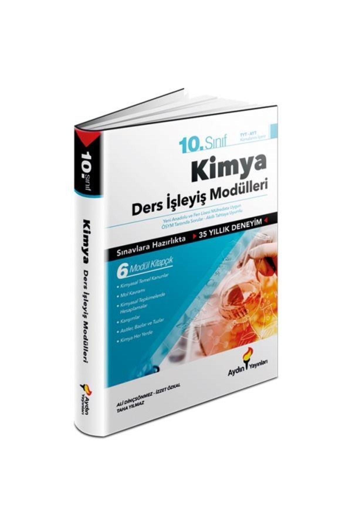 10. Sınıf Aydın Kimya Ders Işleyiş Modülleri