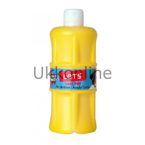 LETS AKRİLİK BOYA 500ml SARI