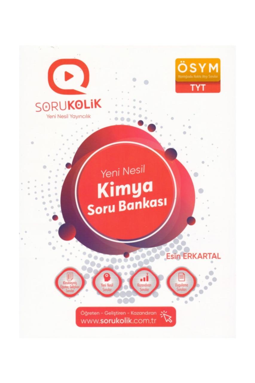 TYT Kimya Soru Bankası Sorukolik Yayınları