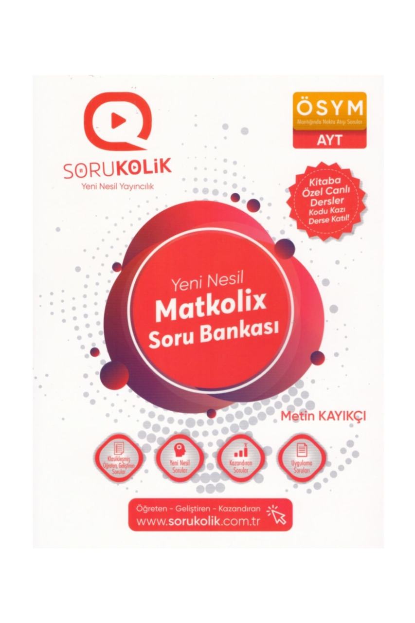 AYT Matkolix Soru Bankası Sorukolik Yayınları