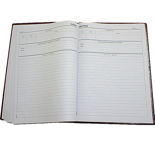 CEM KARAR DEFTER KARTON KAPAK