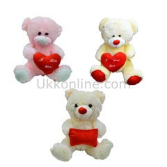 90884BG-90839BG  PELUŞ AYI BEJ-PEMBE 30CM