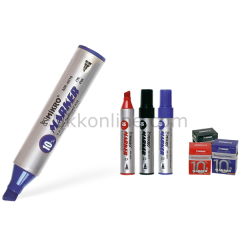 MİKRO MARKÖR JUMBO 10mm MAVİ 6010