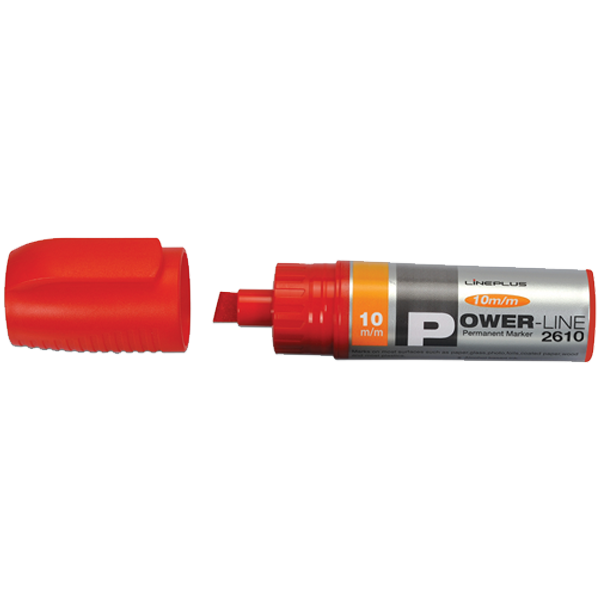 LİNEPLUS MARKÖR KESİK UÇ KIRMIZI 10MM 2610