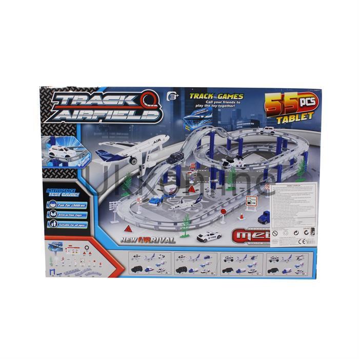 Furkan 32376 Pilli Metal Havaalanı Set 55 Parça